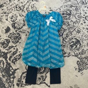 George tunic and pants set -NEW - size 7/8